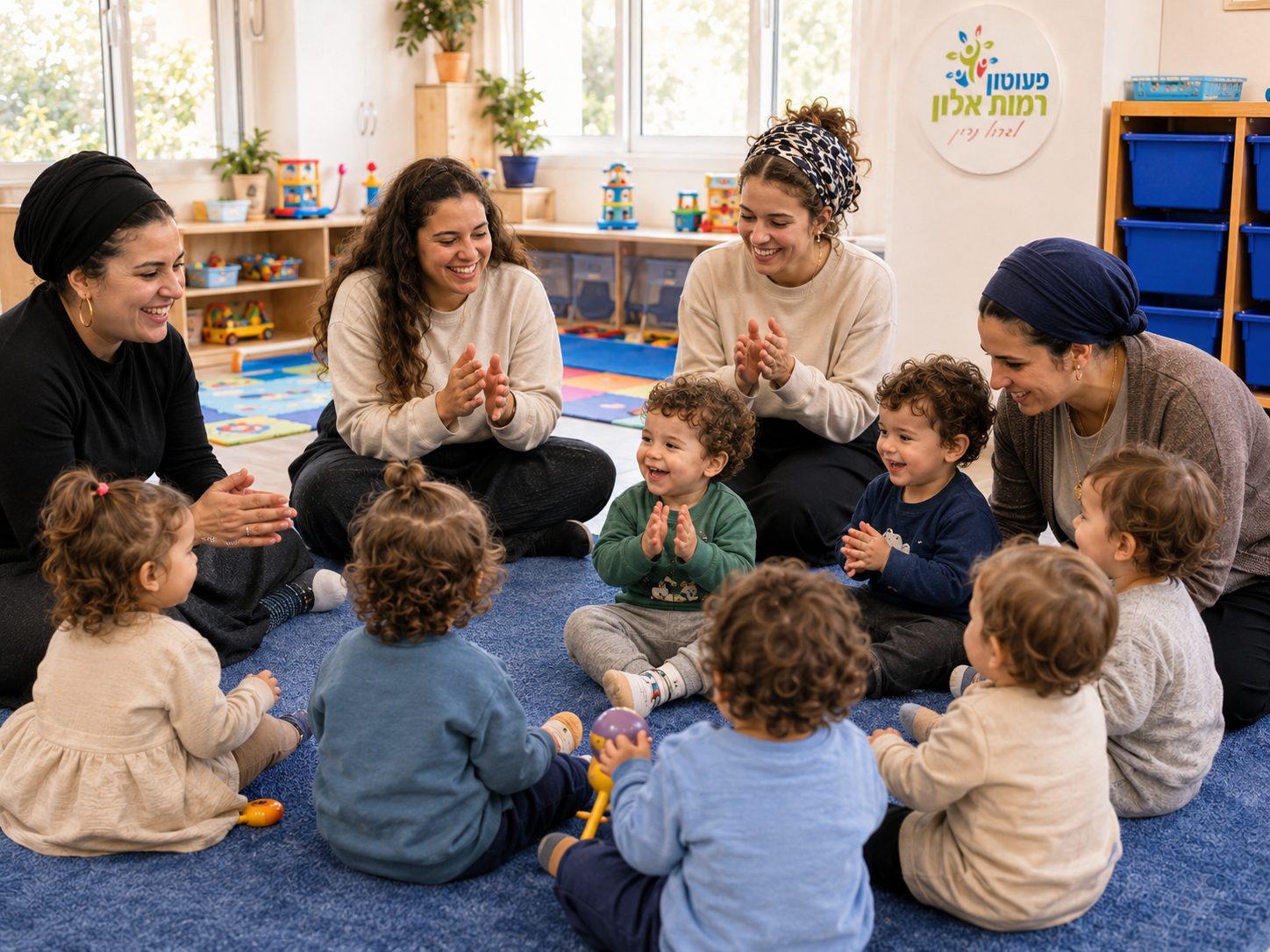 הילדים המתוקים התחברו אליהן מתוך אמון, שמחה וביטחון